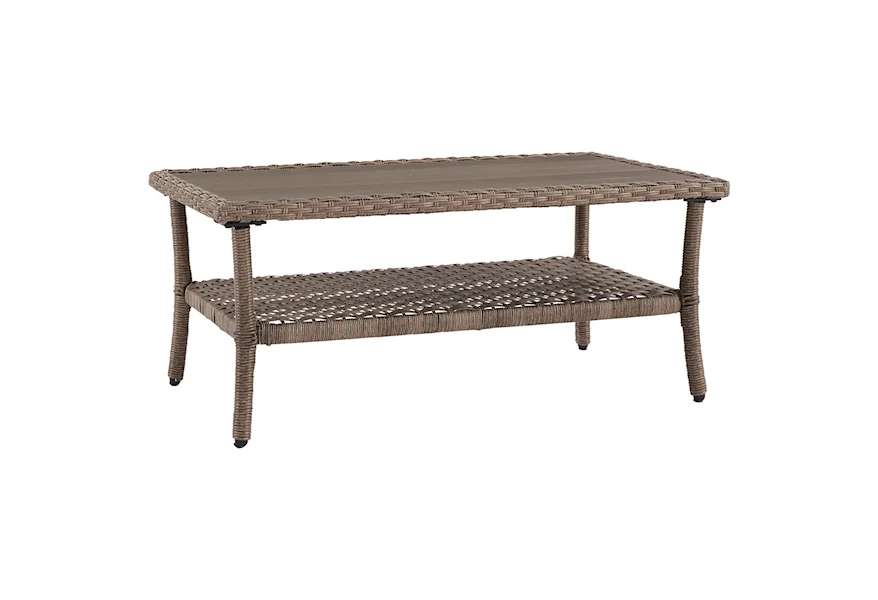 Clear Ridge Rectangular Cocktail Table by Signature Design by Ashley at Esprit Decor Home Furnishings